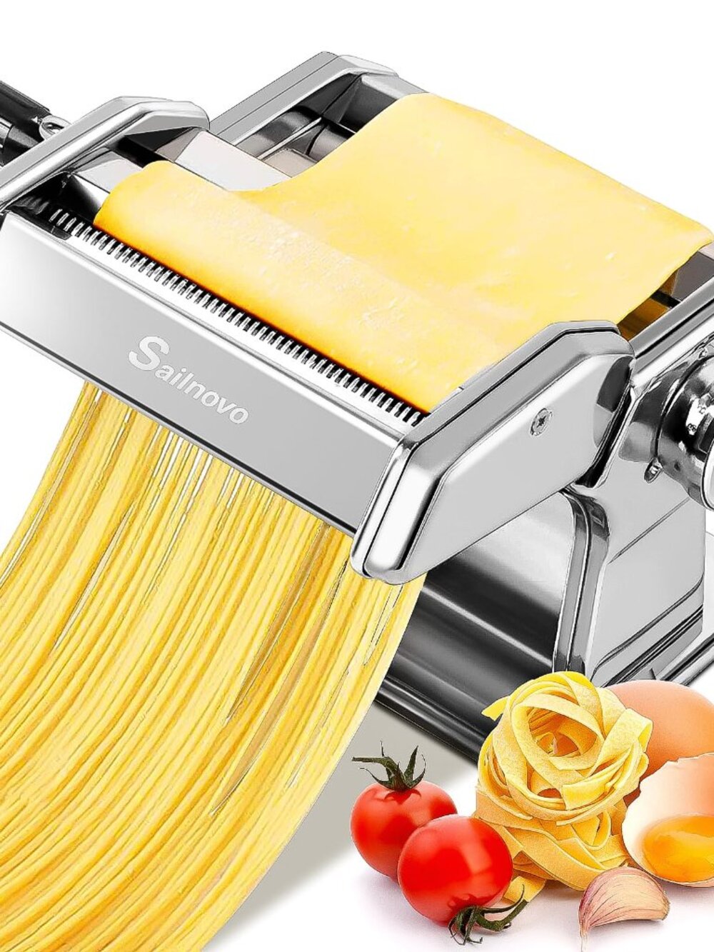 Sailnovo 3-in-1 Stainless Steel Pasta Maker